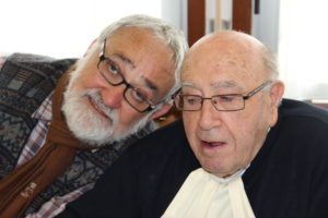 Con Josu López Villalba en un encuentro del 1 de mayo en Urkiola