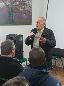 José Luis Ormijana en el encuentro de Urkiola 